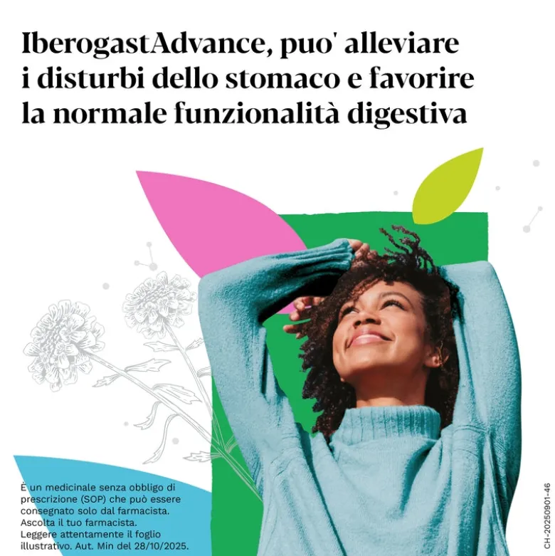 Iberogastadvance Gocce Orali Liquido 1 Flacone in Vetro da 50 ml con Applicatore Contagocce