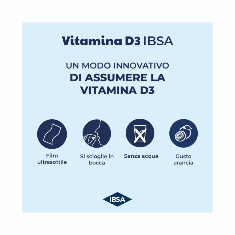 Ibsa Vitamina D3 2000UI: 30 Film Orodispersibili