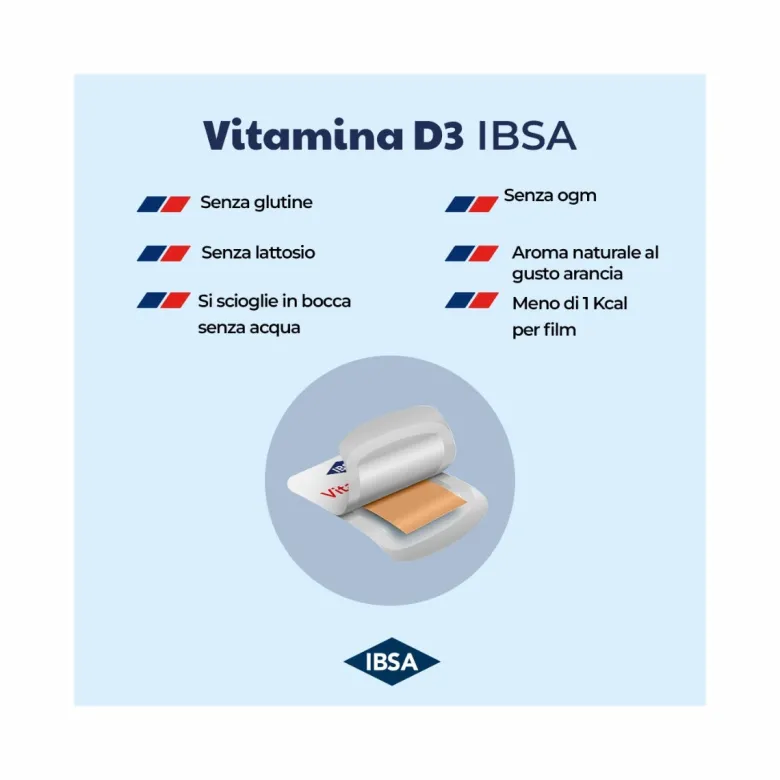 Ibsa Vitamina D3 2000UI: 30 Film Orodispersibili