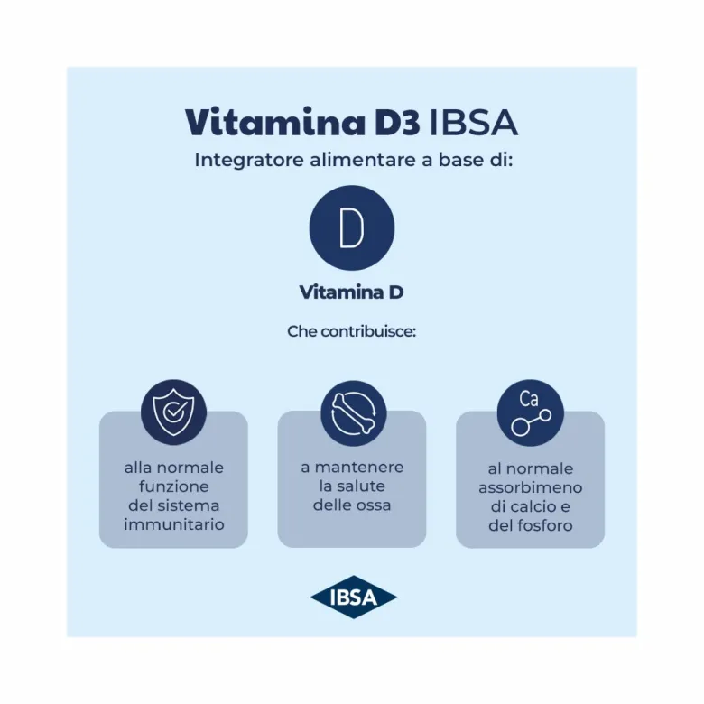 Ibsa Vitamina D3 2000UI: 30 Film Orodispersibili