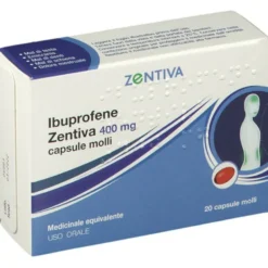 Ibuprofene Zentiva 400 mg 20 capsule molli