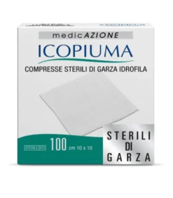 Icopiuma compresse sterili di garza idrofila 10x10