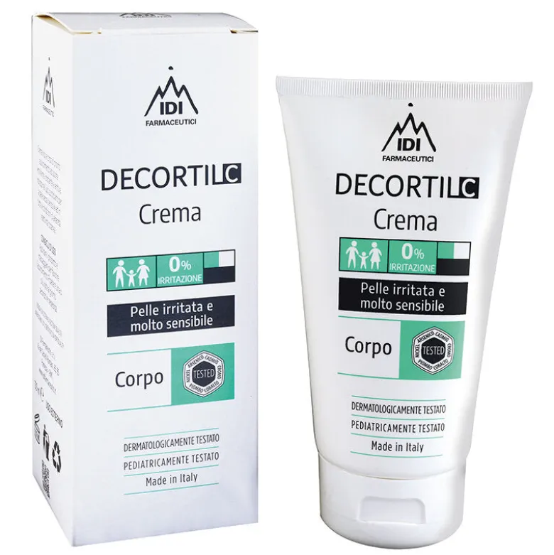 IDI Decortil C crema idratante viso e corpo per pelle irritata e molto sensibile 150ml
