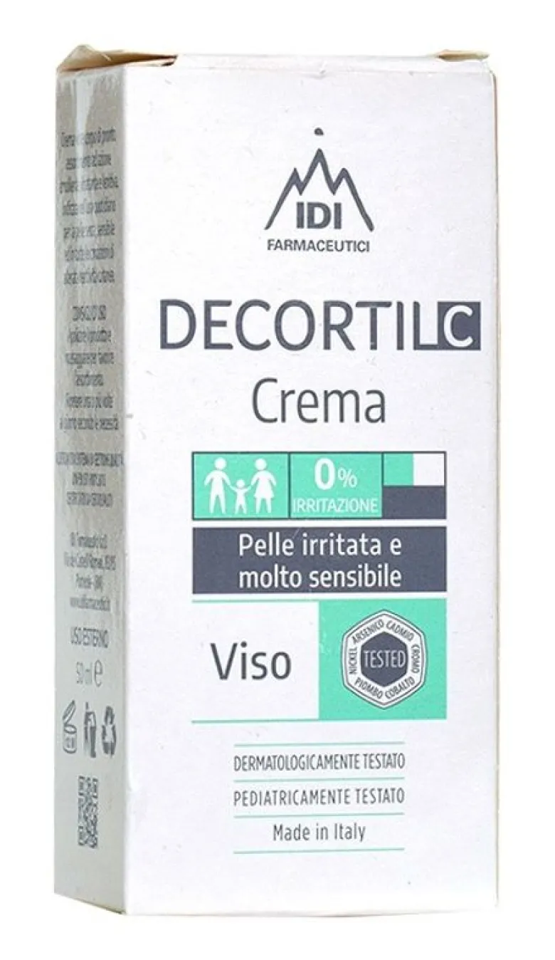 IDI Decortilc Crema viso pelle irritata e molto sensibile 50ml