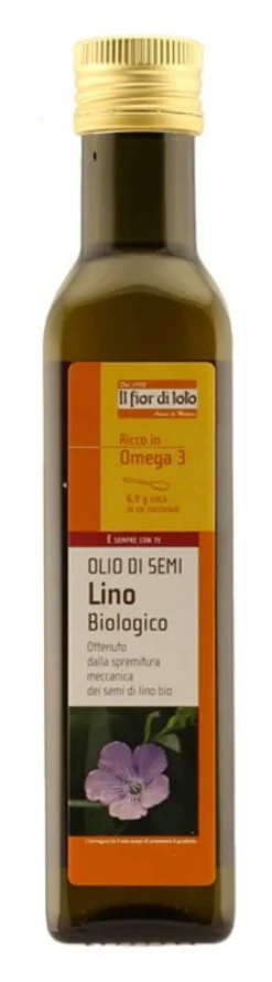 Il Fior di Loto OLIO DI SEMI DI LINO biologico