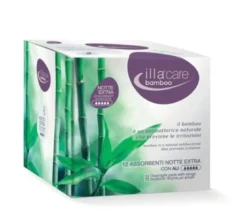 Illacare Bamboo Notte Extra 12 Assorbenti Con Ali