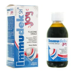 Immudek Sh Joy sciroppo flacone orale 200 ml gusto fragola
