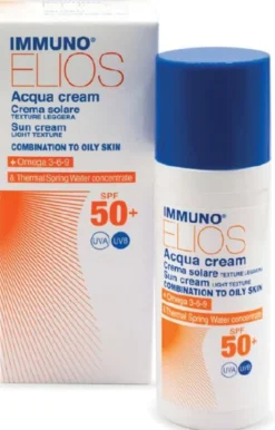 Immuno Elios Acqua Cream Spf50+ Oily Skin 40 ml