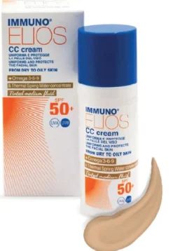 Immuno Elios cc Cream Spf50+ Tinted Medium 40 ml