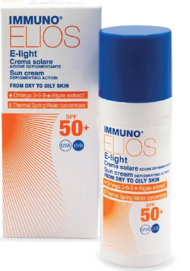 Immuno Elios Cream E-light Spf50+ Lightening 40 ml