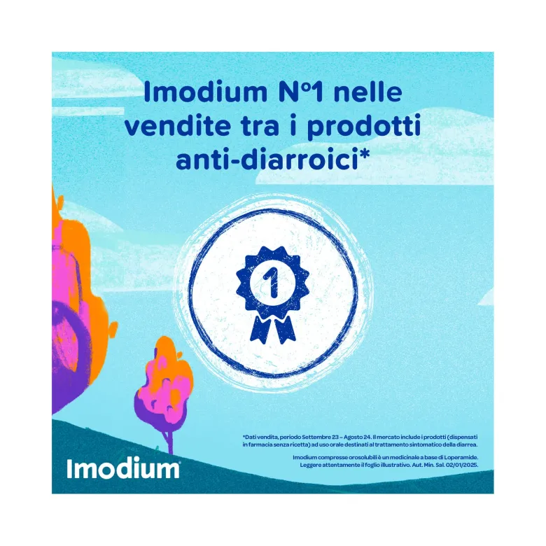 Imodium Diarrea Acuta 12 Compresse Orosolubili
