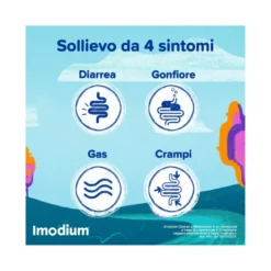 Imodium Diarrea e Meteorismo 12 Compresse