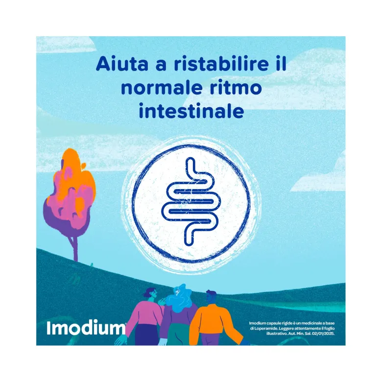Imodium Diarrea occasionale acuta 12 Compresse