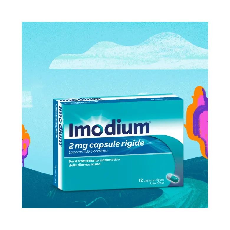 Imodium Diarrea occasionale acuta 12 Compresse