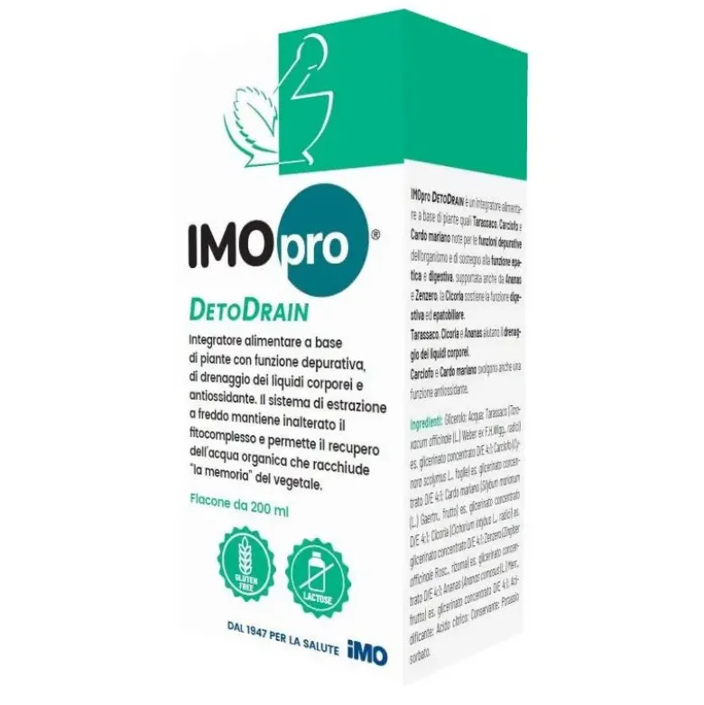 IMOpro DetoDrain per il drenaggio dei liquidi corporei 200ml