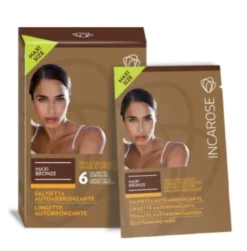 IncaRose Maxi Bronze salvietta autoabbbronzante viso e decollete 6 pezzi