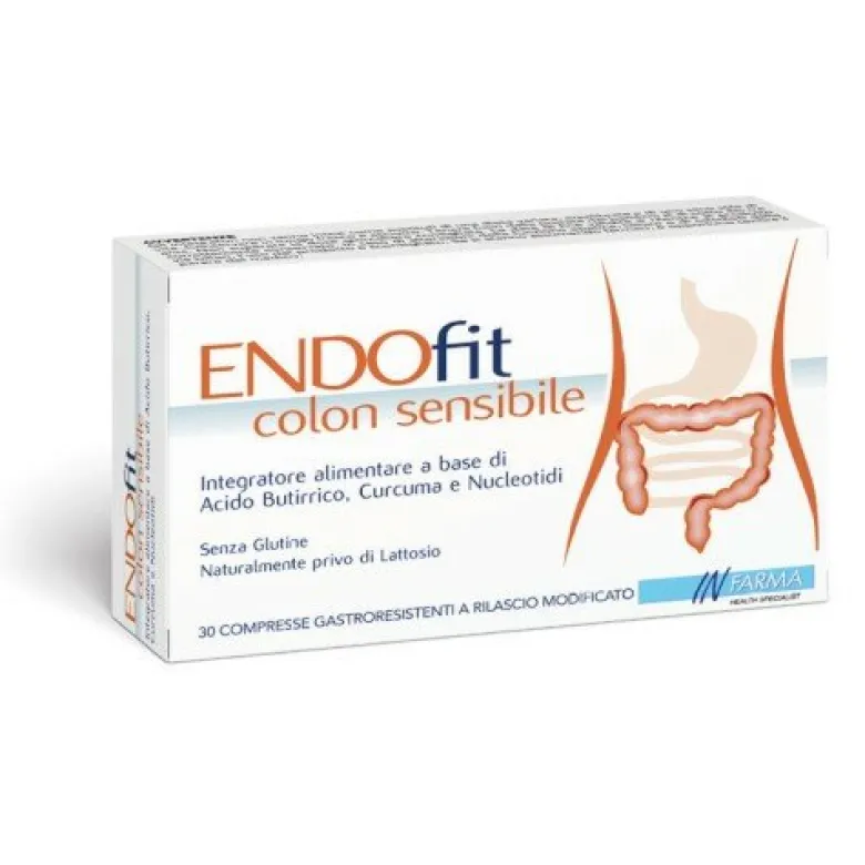 Infarma Endofit Colon Sensibile regola l'attività gastrointestinale 30 compresse
