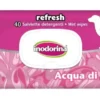 Inodorina Refresh Salviette Detergente All'Acqua Di Rose 40 Pezzi
