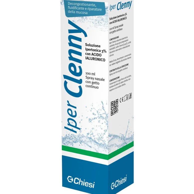 Iper Clenny Soluzione Ipertonica spray nasale con getto continuo 100ml