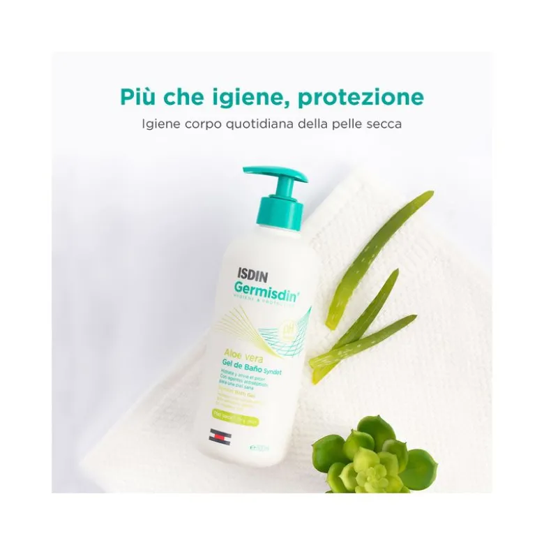 Isdin Germisdin Aloe Vera Gel da Bagno senza sapone 500ml