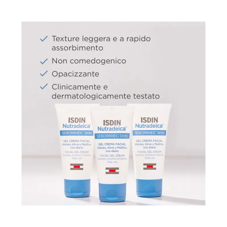 Isdin Nutradeica Gel Crema Viso Pelle Seborroica 50ml