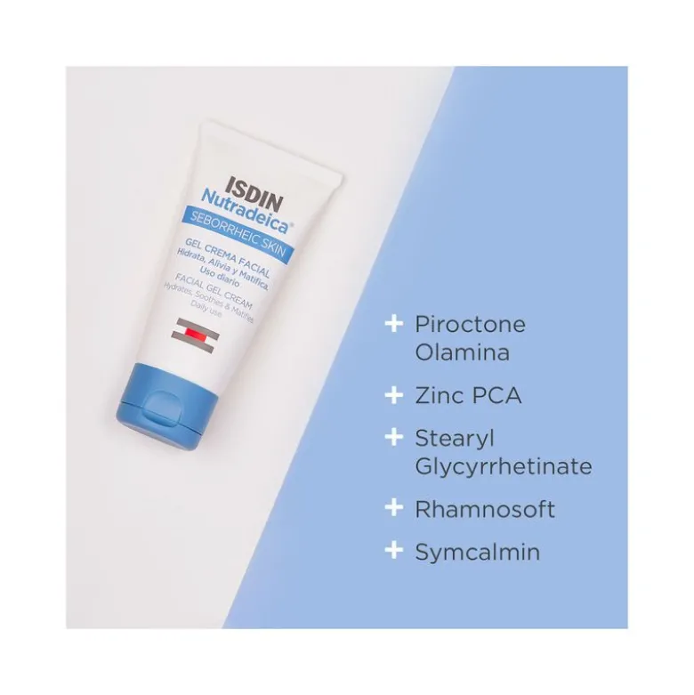 Isdin Nutradeica Gel Crema Viso Pelle Seborroica 50ml