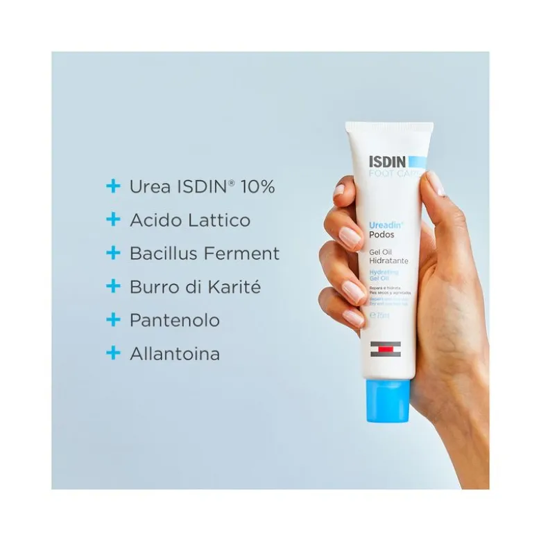 Isdin Ureadin Podos Gel Oil Idratante Per Piedi Secchi 75ml