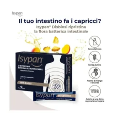 Isypan Disbiosi per il benessere intestinale 12 bustine orosolubili