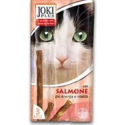 Joki Plus Bastoncino Con Salmone Gatti Adulti 3x5g