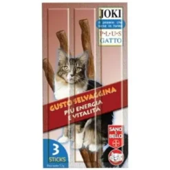 Joki Plus Bastoncino Con Selvaggina Gatti Adulti 3x5g