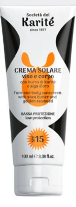 Karité Crema Solare Viso E Corpo SPF15 100ml