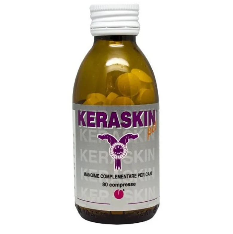 Keraskin Mangime Complementare Cani 80 Compresse