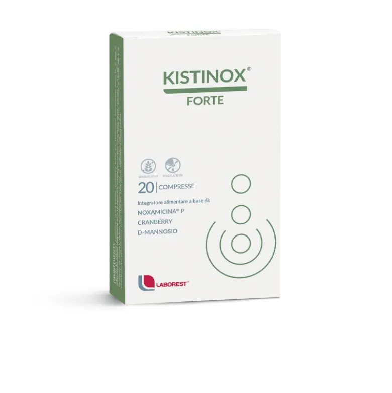 Kistinox Forte 20 Compresse - Integratore per Vie Urinarie