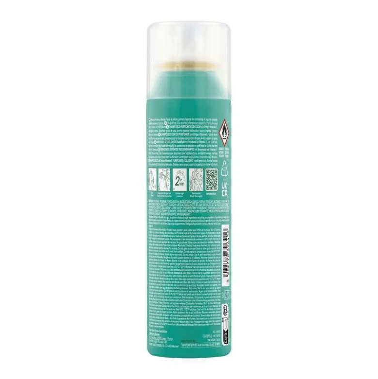 Klorane Purificante Shampoo Secco All'Ortica E Vitamina E Capelli Scuri 150ml