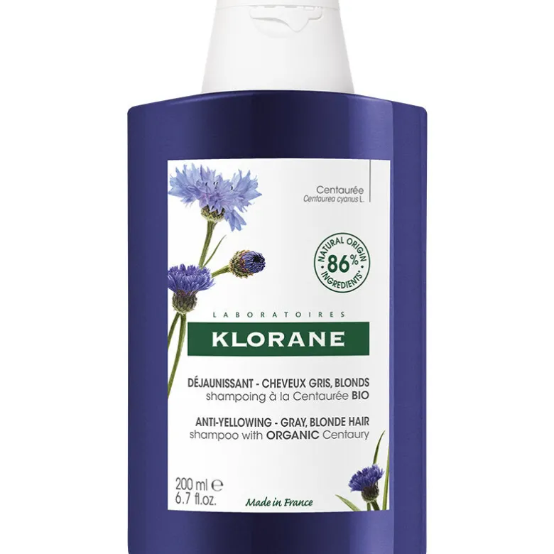 Klorane Shampoo alla Centaurea BIO anti-ingiallimento 200ml