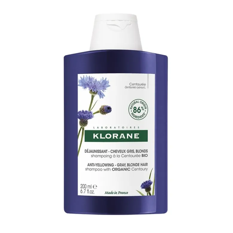 Klorane Shampoo alla Centaurea BIO anti-ingiallimento 200ml