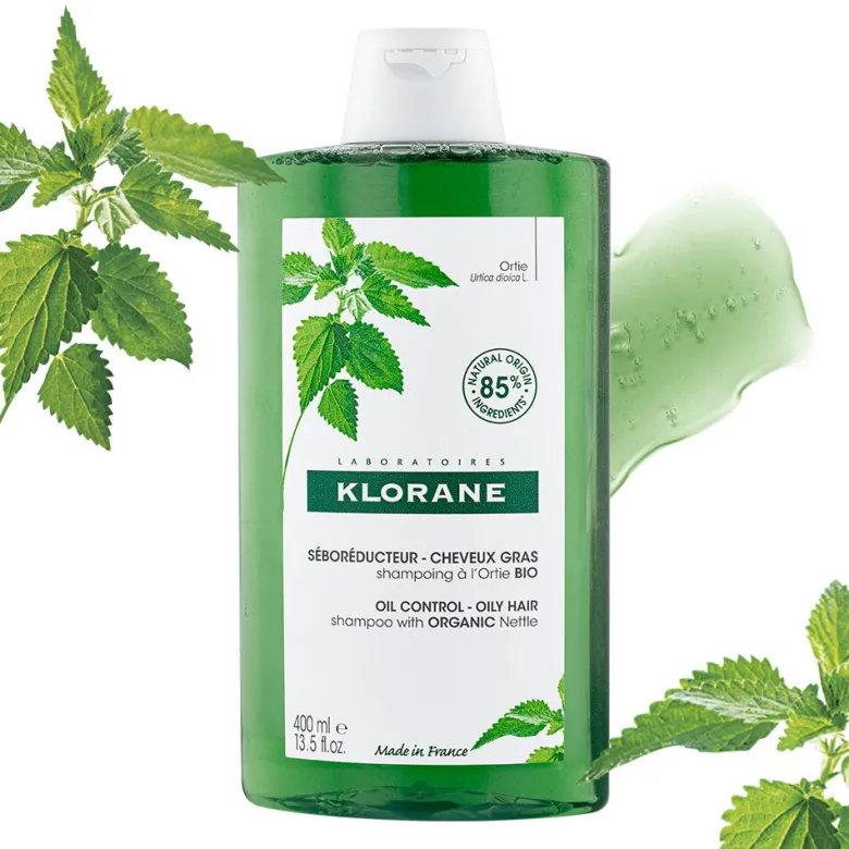 Klorane Shampoo seboregolatore all'ortica Bio per capelli grassi 400ml