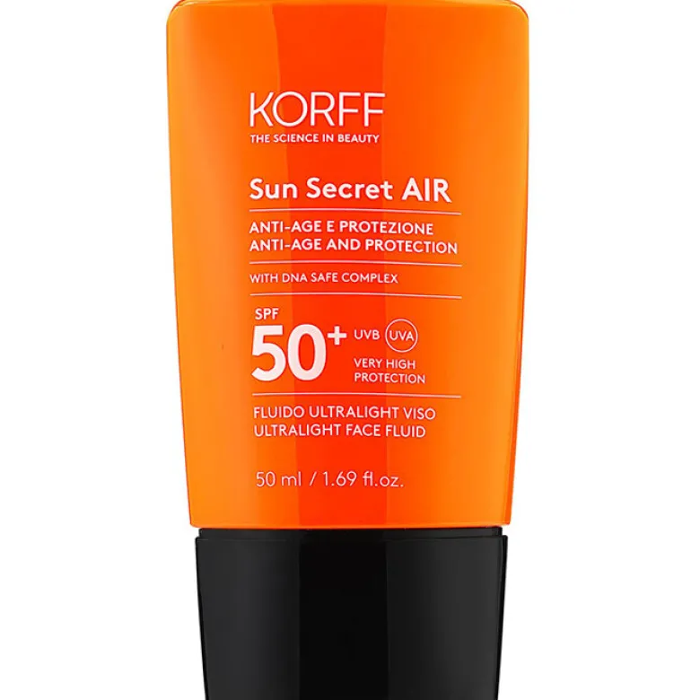 Korff Sun Secret AIR SPF50+ Fluido Ultralight Viso 50ml