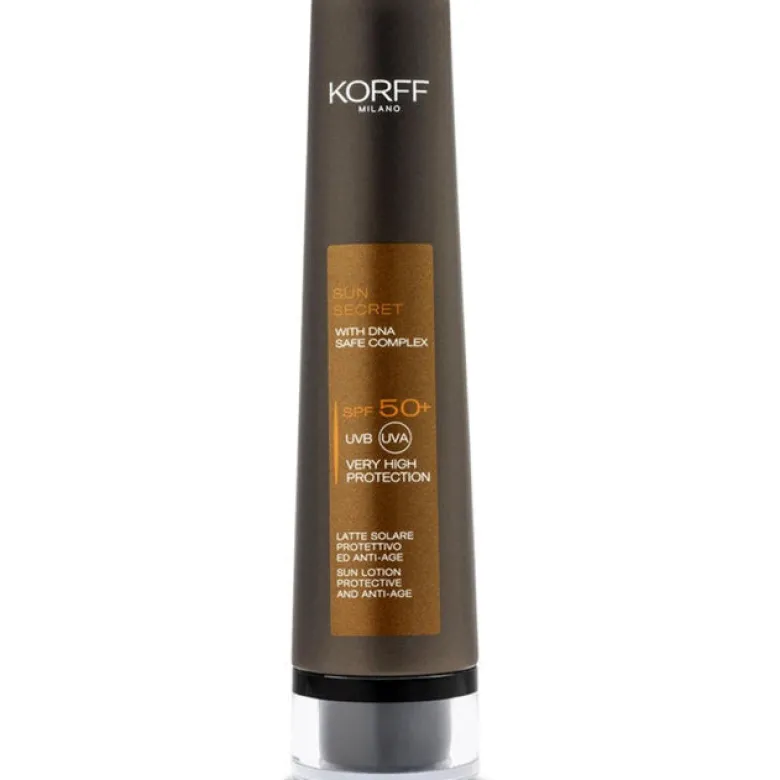 Korff Sun Secret Latte Solare Protettivo ed Anti Age SPF 50+ 100ml