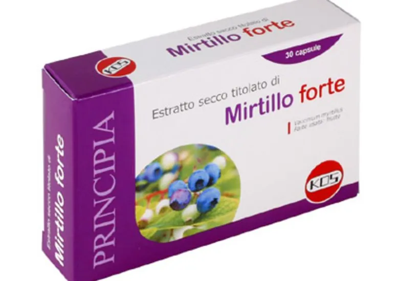 Kos Mirtillo Forte Estratto secco integratore alimentare 30 capsule