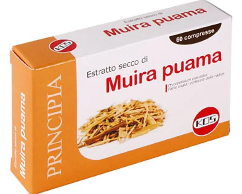 Kos Muira puama Estratto secco integratore alimentare 60 compresse