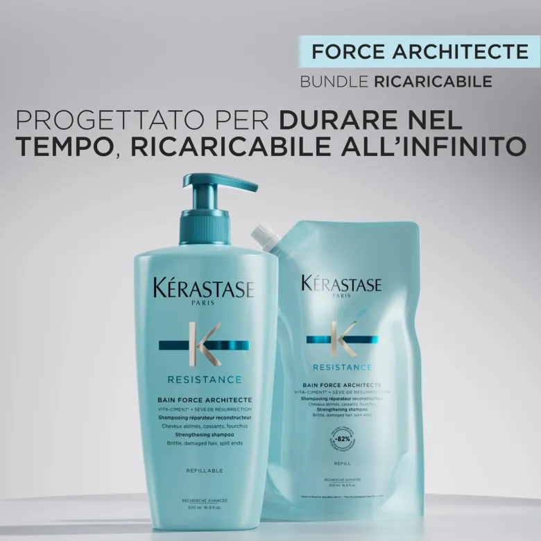Kérastase Shampoo Bain Force Architecte Refill 500ml