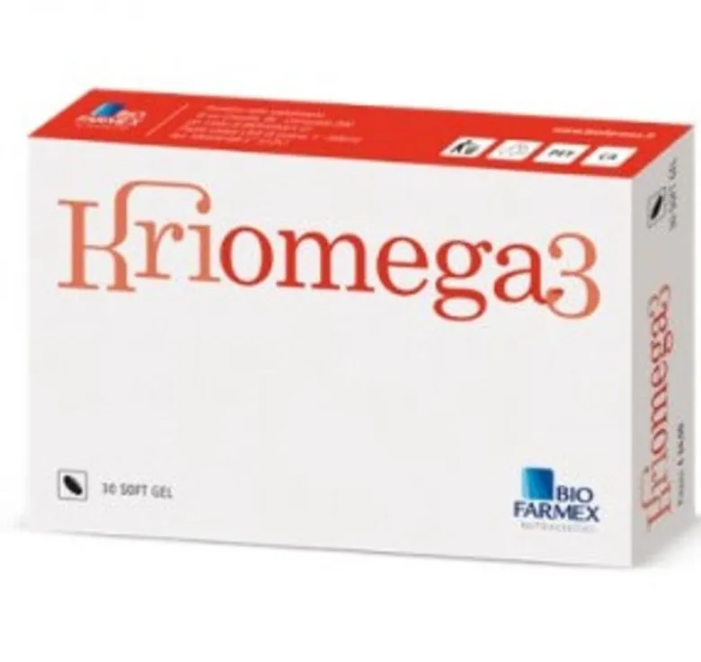 Kriomega 3 per il benessere cardiovascolare 30 capsule softgel