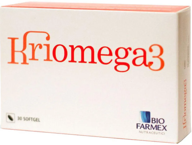 Kriomega 3 per il benessere cardiovascolare 30 capsule softgel