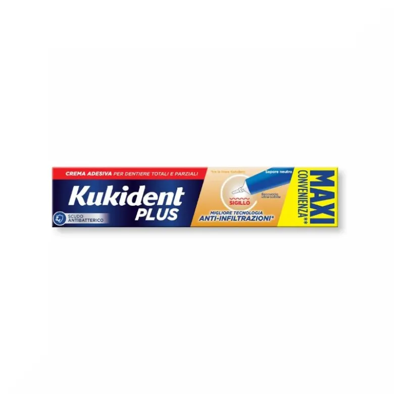 Kukident Plus Sigillo Crema Adesiva 57gTenuta Forte Dentiere