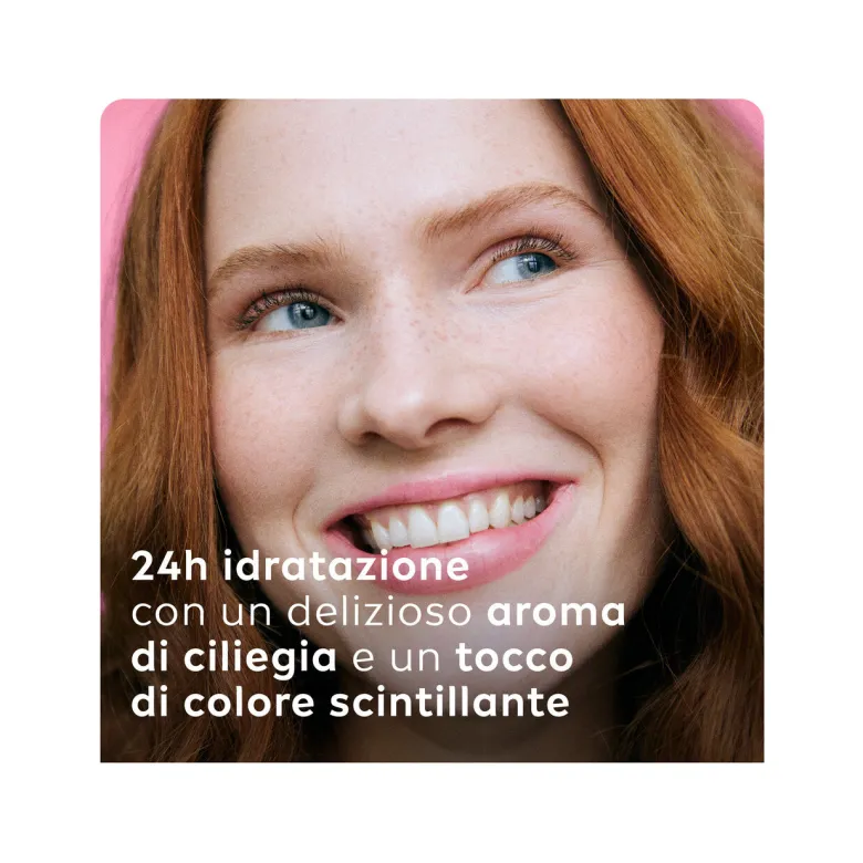 Labello Cherry Shine Burrocacao Labbra Colorato E Idratante All'aroma Di Ciliegia 4,8g