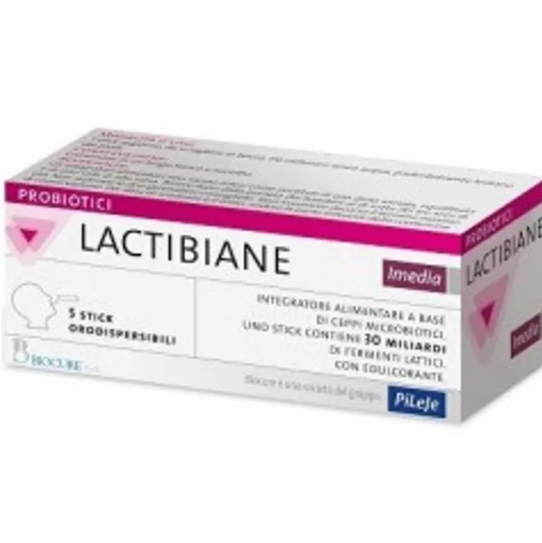 Lactibiane Imedia utile per l'equilibrio della flora intestinale 5 Stick