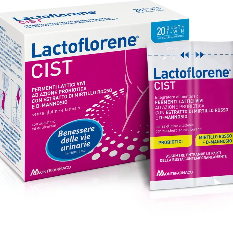 Lactoflorene Cist benessere delle vie urinarie 20 Bustine