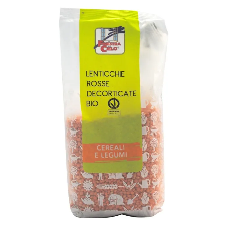 La Finestra Sul Cielo Lenticchie Rosse Decorticate Bio 500g