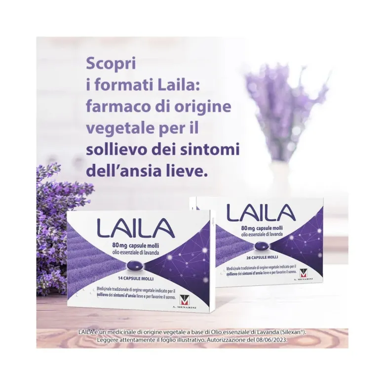 Laila Per Ansia Lieve 28 capsule molli